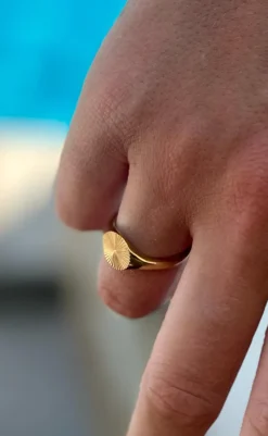 Discount Ring - Brooklyn - Gold Colour Smykker