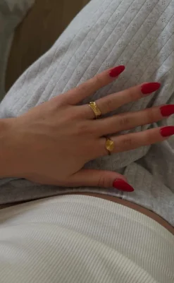 Discount Ring - Brooklyn - Gold Colour Smykker