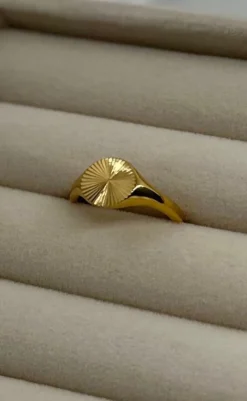 Discount Ring - Brooklyn - Gold Colour Smykker