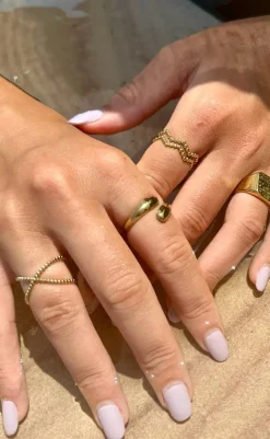 New Ring - Bari - Gold Colour Smykker