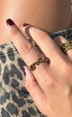 Discount Ring - Dad - Golden Smykker