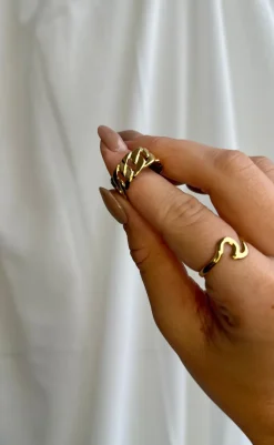 Clearance Ring - New York - Gold Colour Smykker