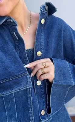 Clearance Ring - New York - Gold Colour Smykker