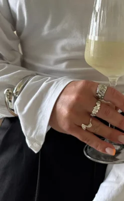 Hot Ring - Mathilde - Silver Colour Smykker