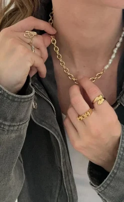 Clearance Ring - Nashville - Gold Colour Smykker