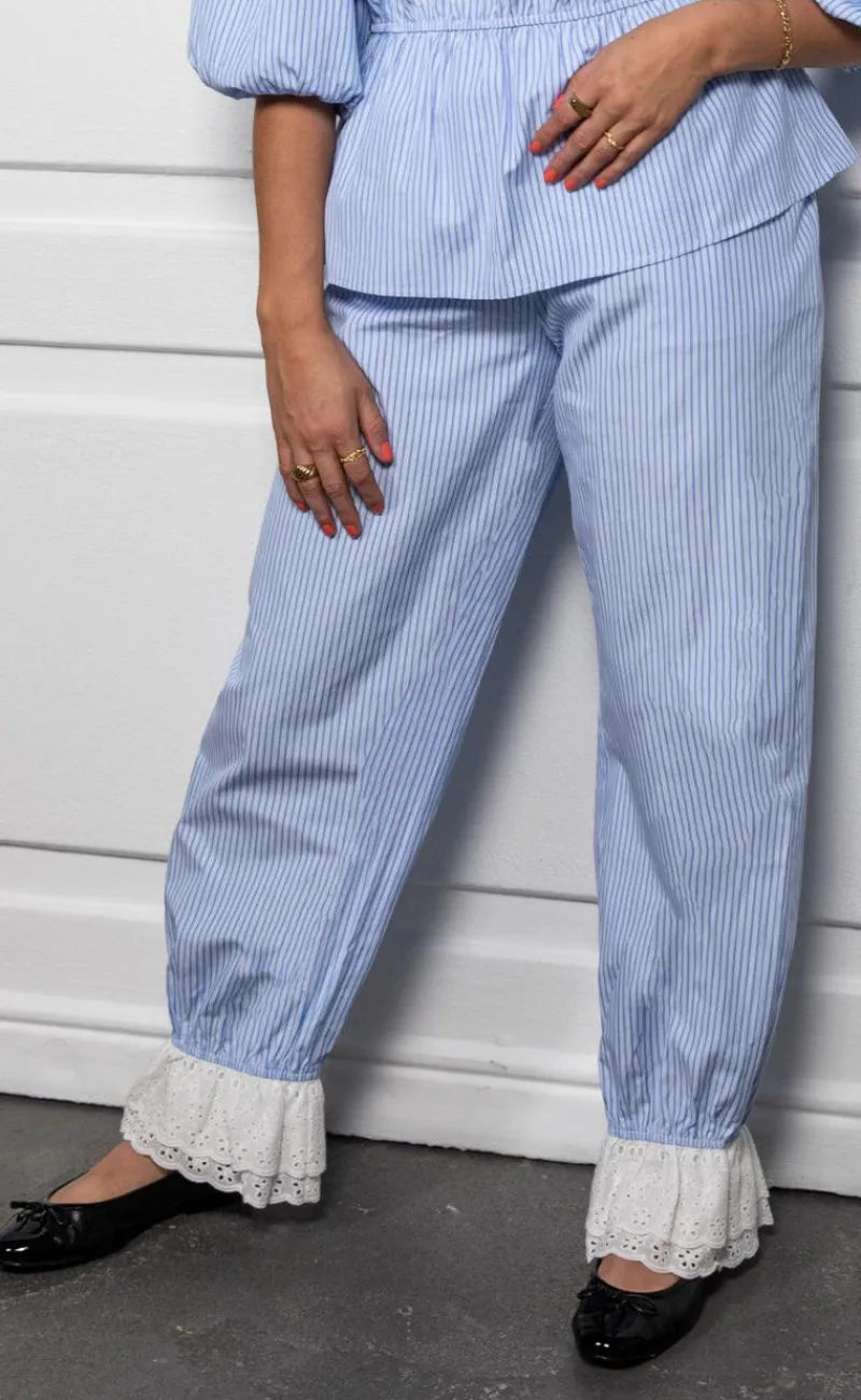 Bukser - Beach Lovers - Light Blue Bukser & Jeans