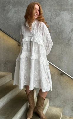 Discount Kjole - Your Heart - White Kjoler