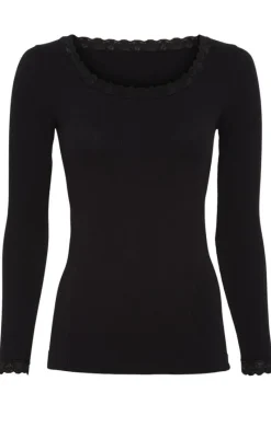 Hot Tim & Simonsen Bluse - Frida Rib - Nero Bluser