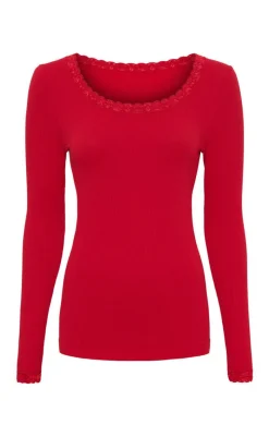 Online Tim & Simonsen Bluse - Frida Rib - Rosso Bluser