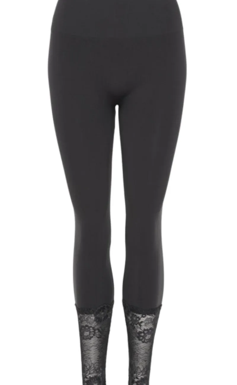 Online Tim & Simonsen Leggings - Martha Lace - Antracite Leggings