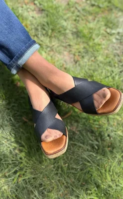 Outlet Tim & Simonsen Sandaler - Sussie - Negro Sandaler