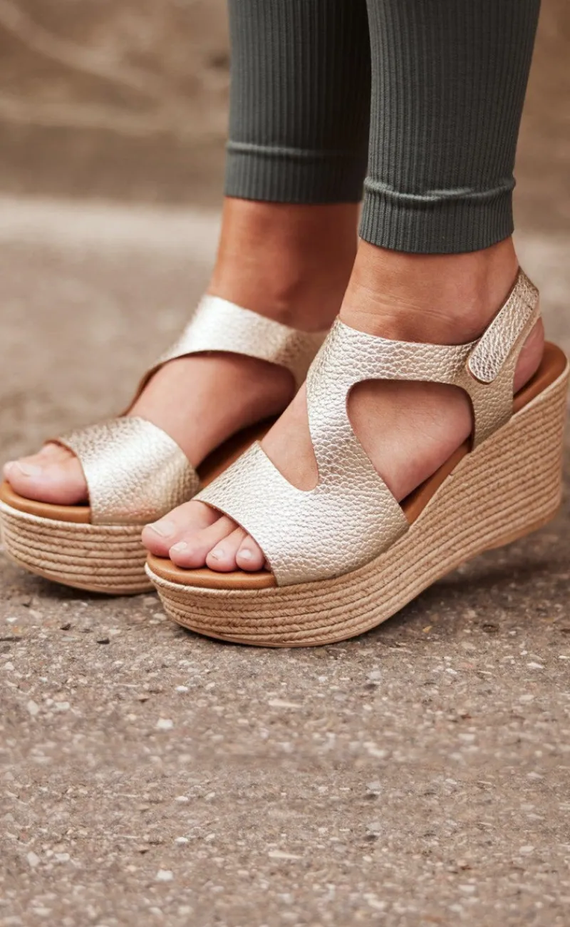 Tim & Simonsen Sandaler - Masha - Platino Gold Sandaler