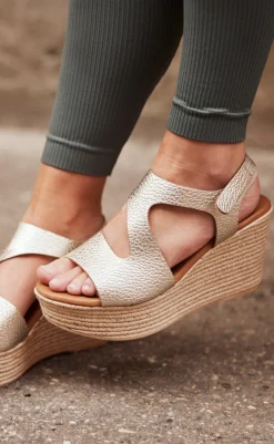 Tim & Simonsen Sandaler - Masha - Platino Gold Sandaler