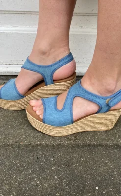 Hot Tim & Simonsen Sandaler - Masha Nature - Jeans Sandaler|Bukser & Jeans