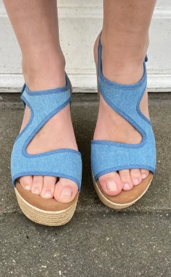 Hot Tim & Simonsen Sandaler - Masha Nature - Jeans Sandaler|Bukser & Jeans