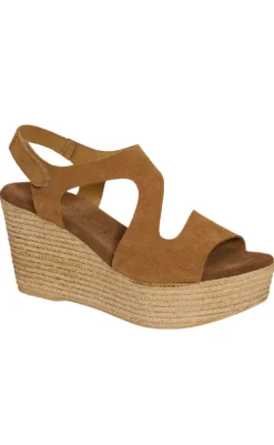 Outlet Tim & Simonsen Sandaler - Masha Nature - Suede Whisky Sandaler