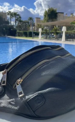 Best Tim & Simonsen Taske - Astrid Bumbag - Black/Silver Tasker