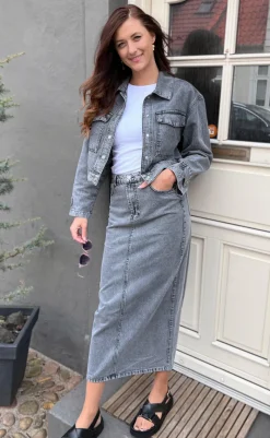 Discount Tim & Simonsen Top - Belen V-Lace - White (vendbar) T-shirts & Toppe