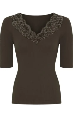 Tim & Simonsen Top - Belen SS - Caffe T-shirts & Toppe