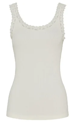 Tim & Simonsen Top - Frida Rib - Ivory T-shirts & Toppe