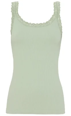 Online Tim & Simonsen Top - Frida Rib - Menta T-shirts & Toppe