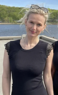 Hot Tim & Simonsen Top - Lillibeth - Nero T-shirts & Toppe