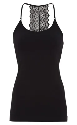 Hot Tim & Simonsen Top - Rosie - Nero T-shirts & Toppe