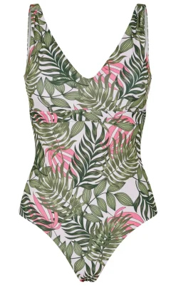 Best Badedragt - Kathrin - Palm Print Badetøj
