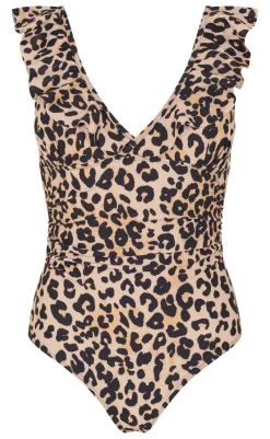 Best Badedragt - Madina - Leopard Badetøj