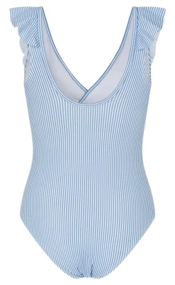 Badedragt - Madina - Blue Stripes Badetøj