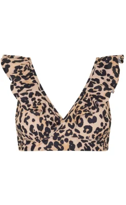 New Bikini Overdel / Top - Marianna - Leopard Badetøj|T-shirts & Toppe