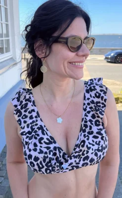 New Bikini Overdel / Top - Marianna - Leopard Badetøj|T-shirts & Toppe