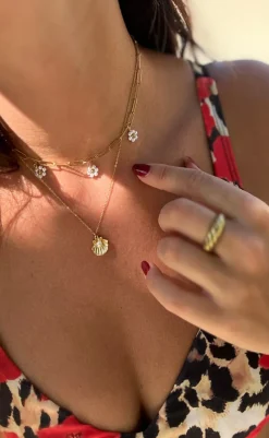 Hot Bikini Overdel / Top - Eda - Leo / Red Flowers Badetøj|T-shirts & Toppe