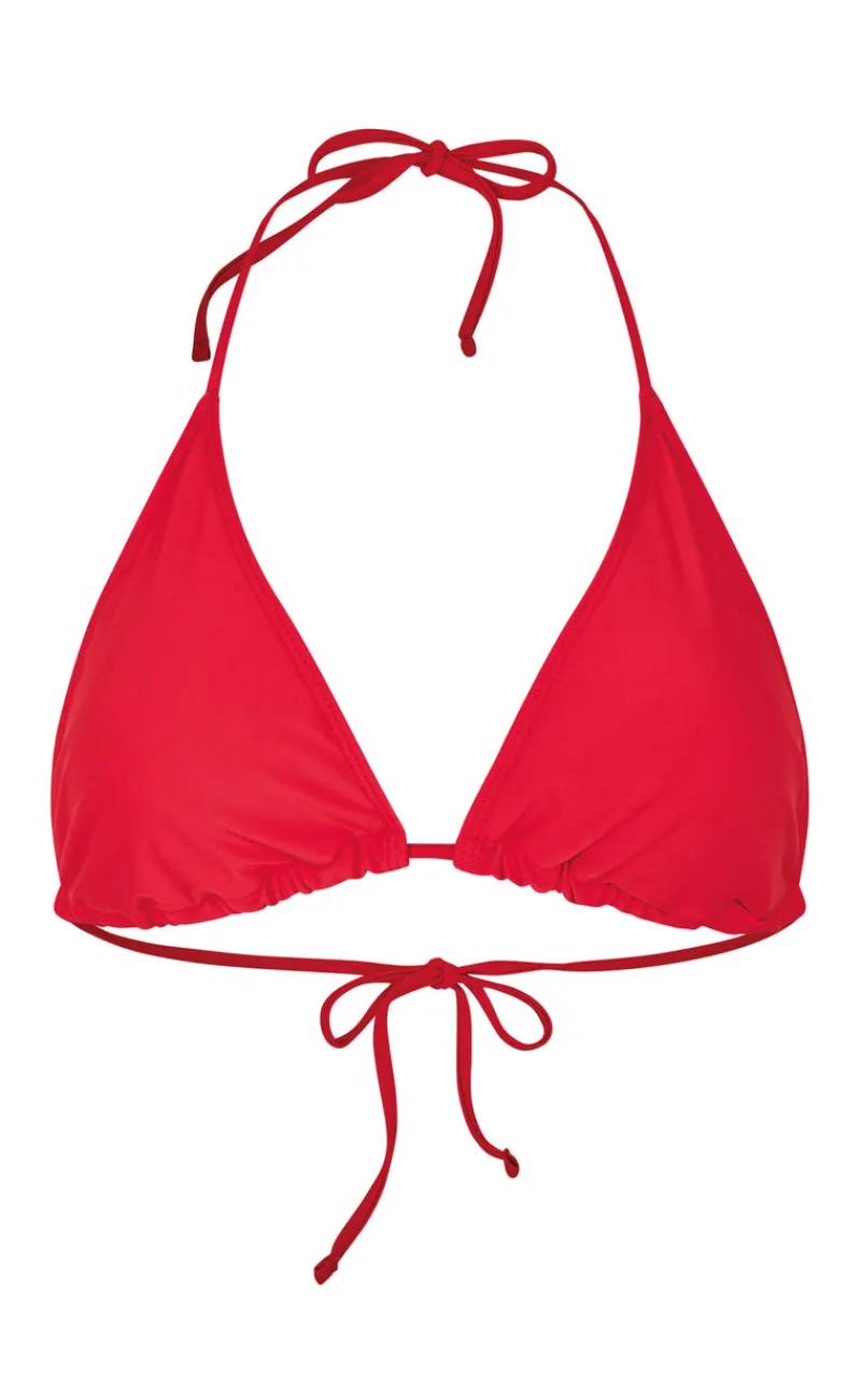 Hot Bikini Overdel / Top - Maya - Red Badetøj|T-shirts & Toppe