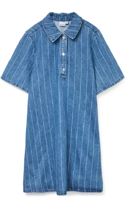 Sale Kjole - Ocean - Medium Blue Denim Kjoler