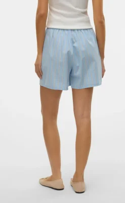 Sale Shorts - Charlotte - Air Blue Cloud Dancer/Twill Shorts