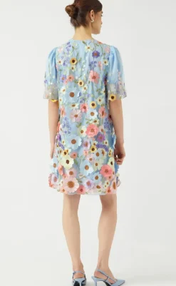 Hot Kjole - Flowering - Halogen Blue Kjoler