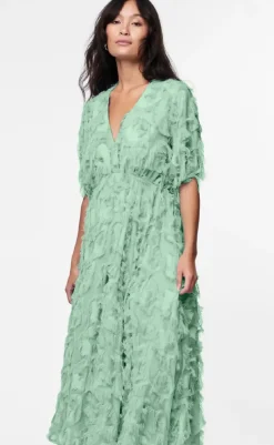 Hot Kjole - Pazylla Midi - Mist Green Kjoler