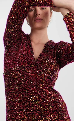 Online Kjole - Pinko Midi - Black Kjoler